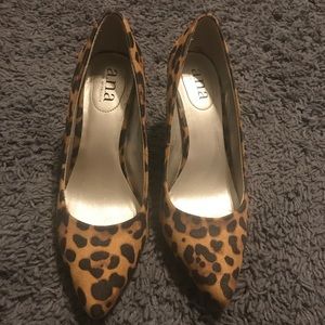 Ana leopard print heels